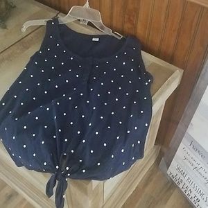 Blue old navy top